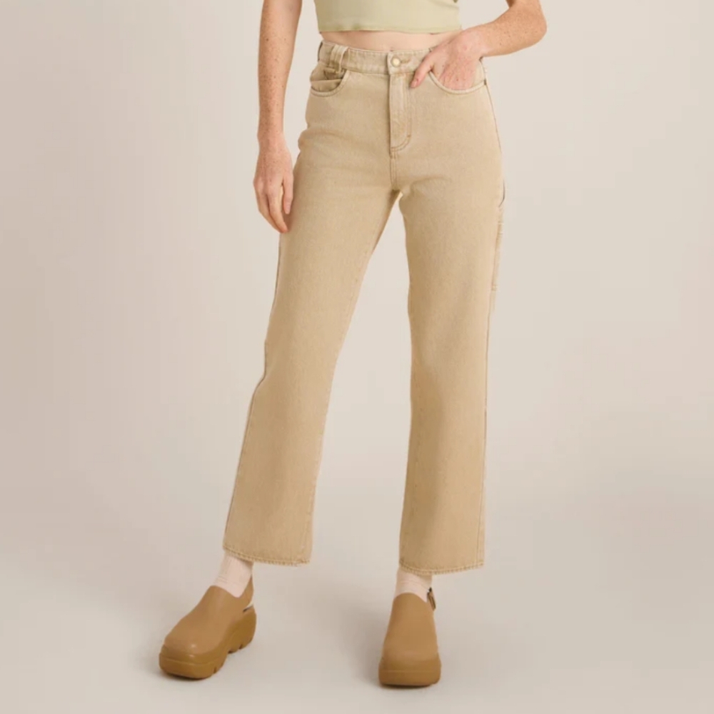 Roark HWY 1 Relaxed Fit Toasted Almond Painter Jeans